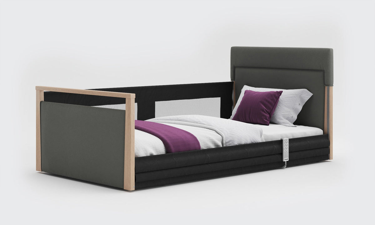 Solo SafeSide Upholstered Profiling Floor Bed