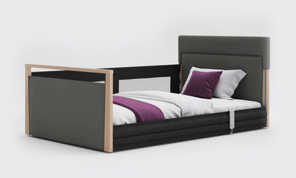 Solo SafeSide Upholstered Profiling Floor Bed