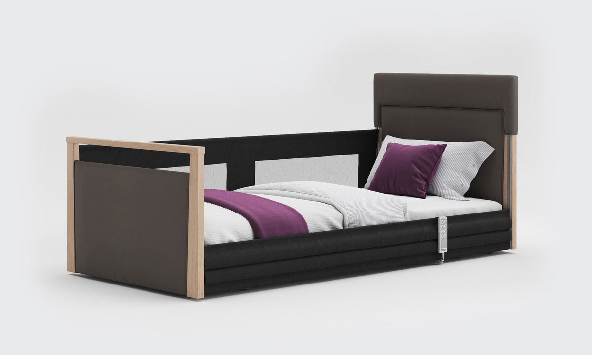 Solo SafeSide Upholstered Profiling Floor Bed