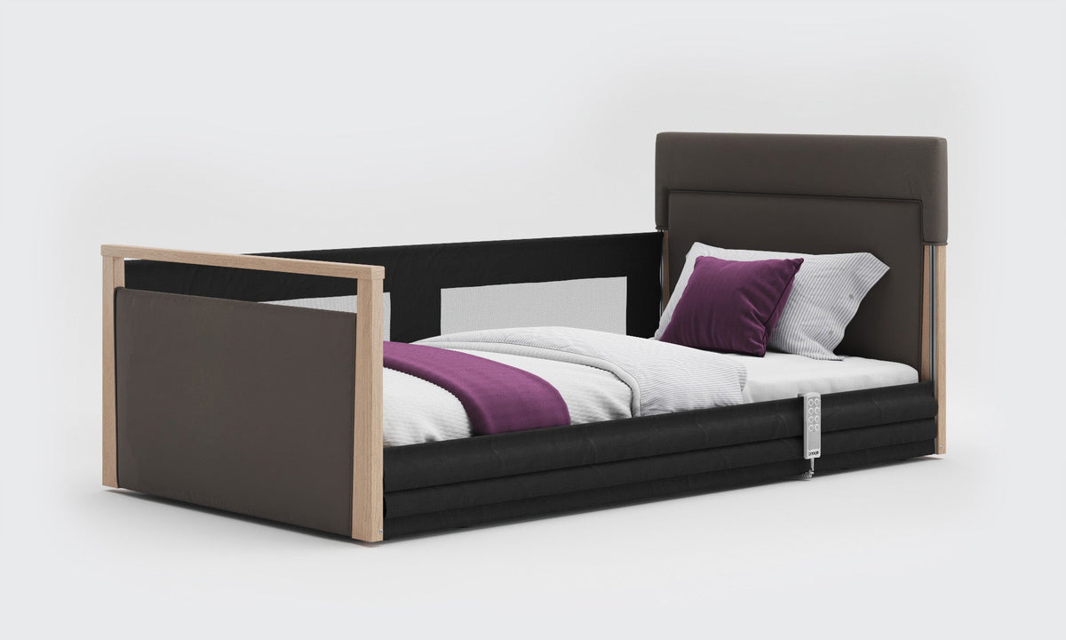 Solo SafeSide Upholstered Profiling Floor Bed