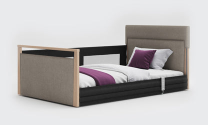 Solo SafeSide Upholstered Profiling Floor Bed