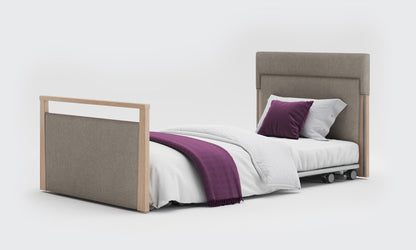 Solo SafeSide Upholstered Profiling Floor Bed