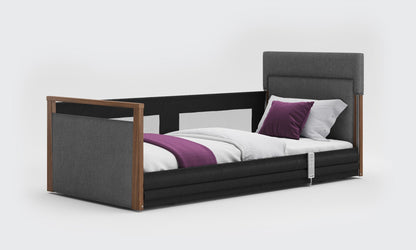 Solo SafeSide Upholstered Profiling Floor Bed