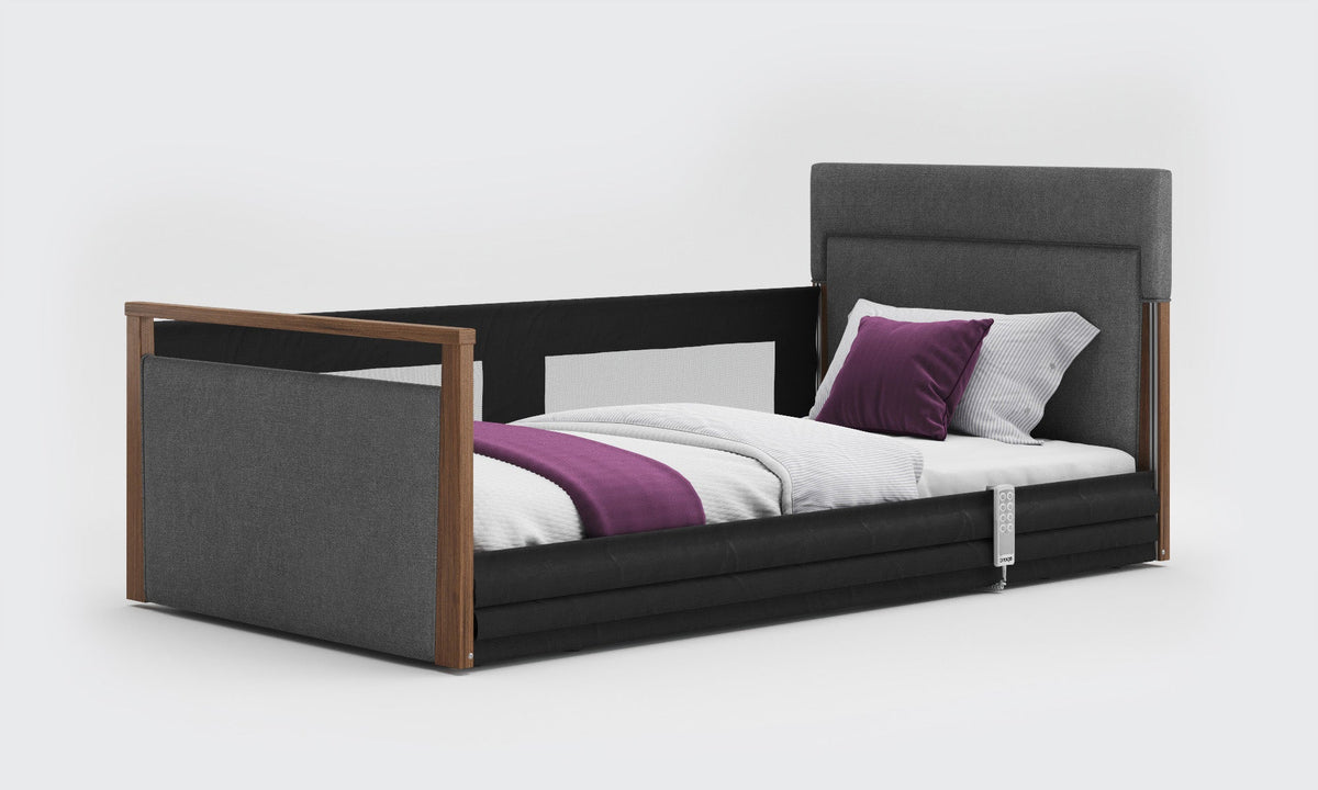 Solo SafeSide Upholstered Profiling Floor Bed
