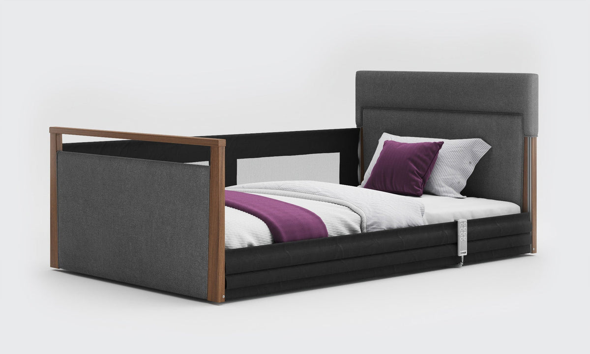 Solo SafeSide Upholstered Profiling Floor Bed