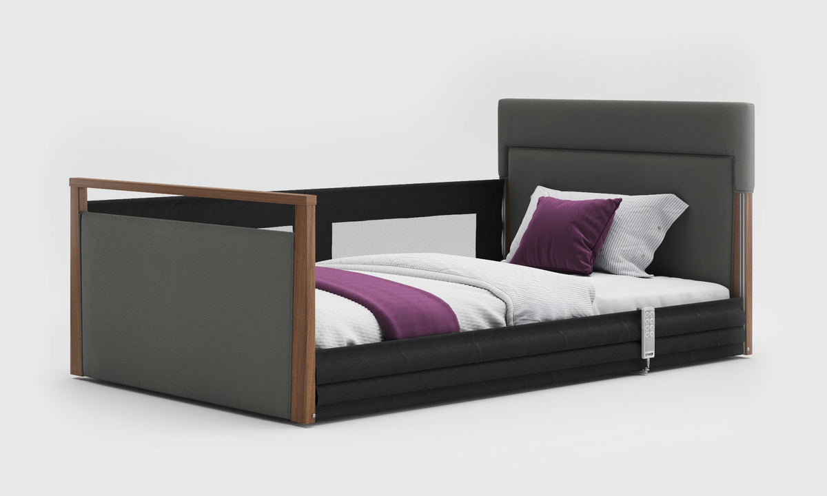 Solo SafeSide Upholstered Profiling Floor Bed