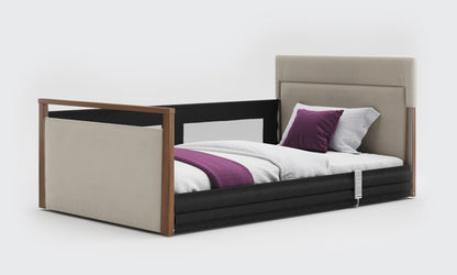 Solo SafeSide Upholstered Profiling Floor Bed