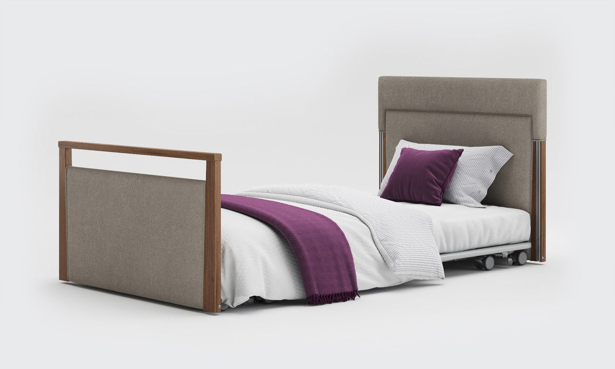 Solo SafeSide Upholstered Profiling Floor Bed
