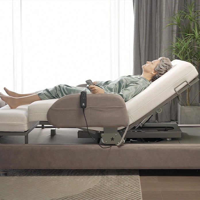 StarSleep Orin Rotating Sit to Stand Hospital Bed With Head and Foot Elevation