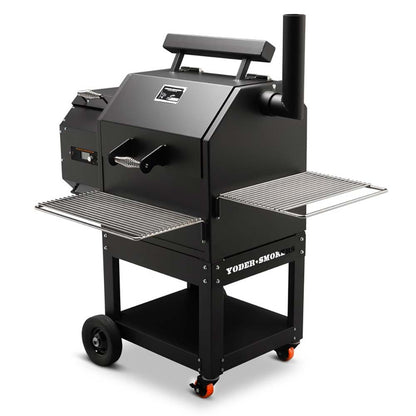 Yoder Smokers YS480s Pellet Grill (Standard Cart) w/ T-Stat Door Kit
