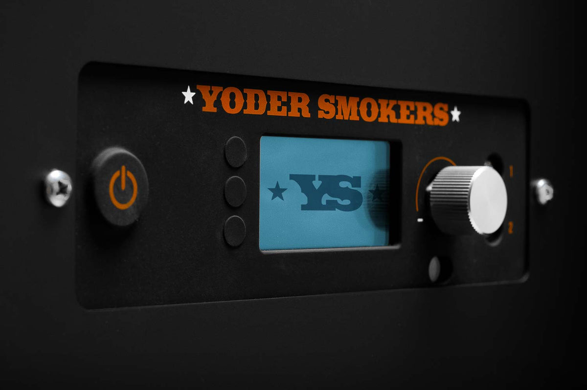 Yoder Smokers YS640s Pellet Grill (Standard Cart) w/ T-Stat Door Kit