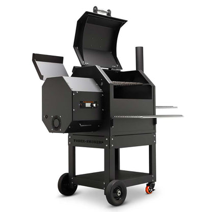 Yoder Smokers YS480s Pellet Grill (Standard Cart) w/ T-Stat Door Kit