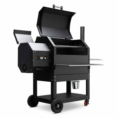 Yoder Smokers YS640s Pellet Grill (Standard Cart) w/ T-Stat Door Kit