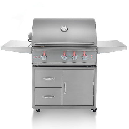 Blaze Grill Cart For 34" Professional 3-Burner Gas Grills - BLZ-3PRO-CART