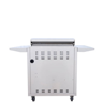 Blaze 30" LTE PLUS 2-Burner Built-In Gas Griddle w/ Grill Cart - BLZ-GRIDDLE-LTE3 + BLZ-GRIDDLE-CART-SC2