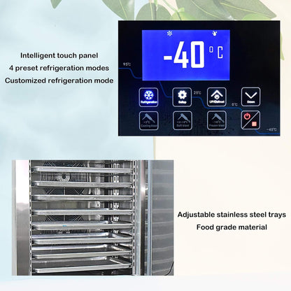 Commercial Heavy-Duty Extra-Low Temperature Blast Chiller Freezer