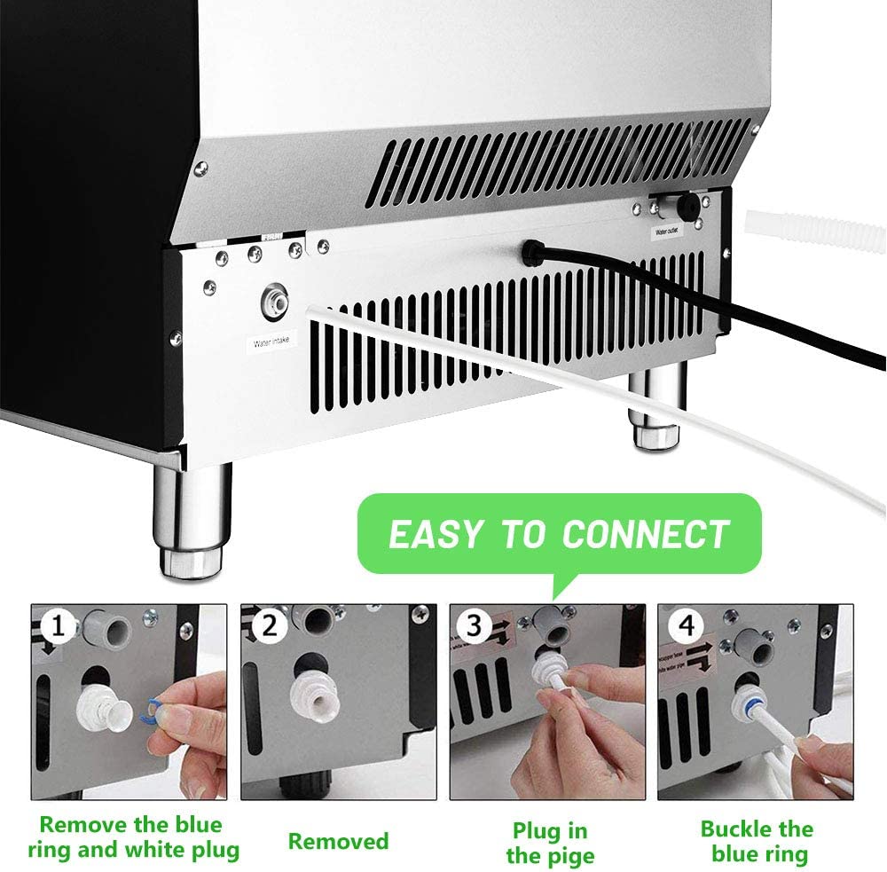 Freestanding Commercial Ice Maker - Z5845A - Multiple Sizes - 100LBS 200LBS 265LBS