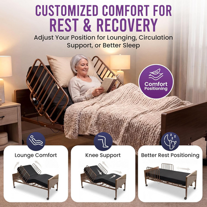 Invacare Full Electric Hospital Bed Package