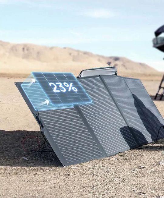 Ecoflow Delta Pro Ultra Solar Generator Kit and Smart Home Panel 2 Combo - With 400W Foldable Solar Panel