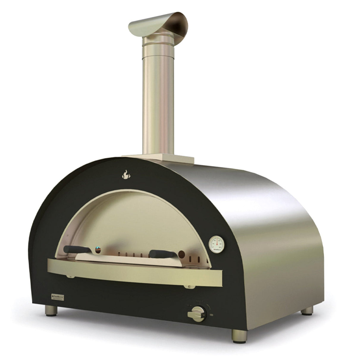 Genio Multi-Fuel Pizza Oven (Stainless/Black)