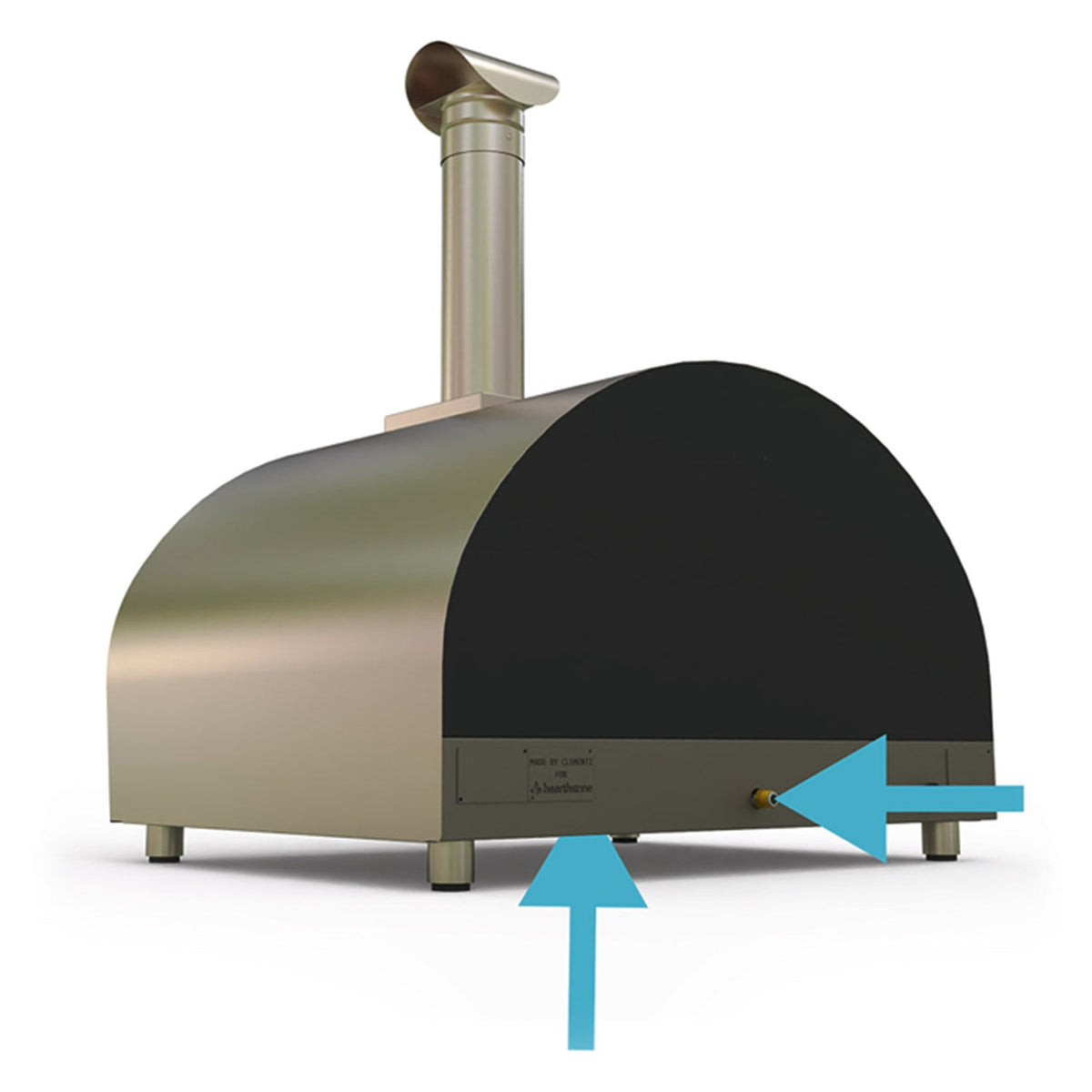 Genio Multi-Fuel Pizza Oven (Stainless/Black)