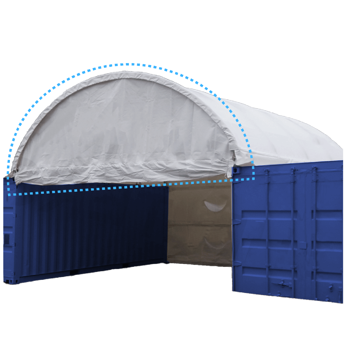 Half Front Panel for W 40FT x L 40FT x H 13FT