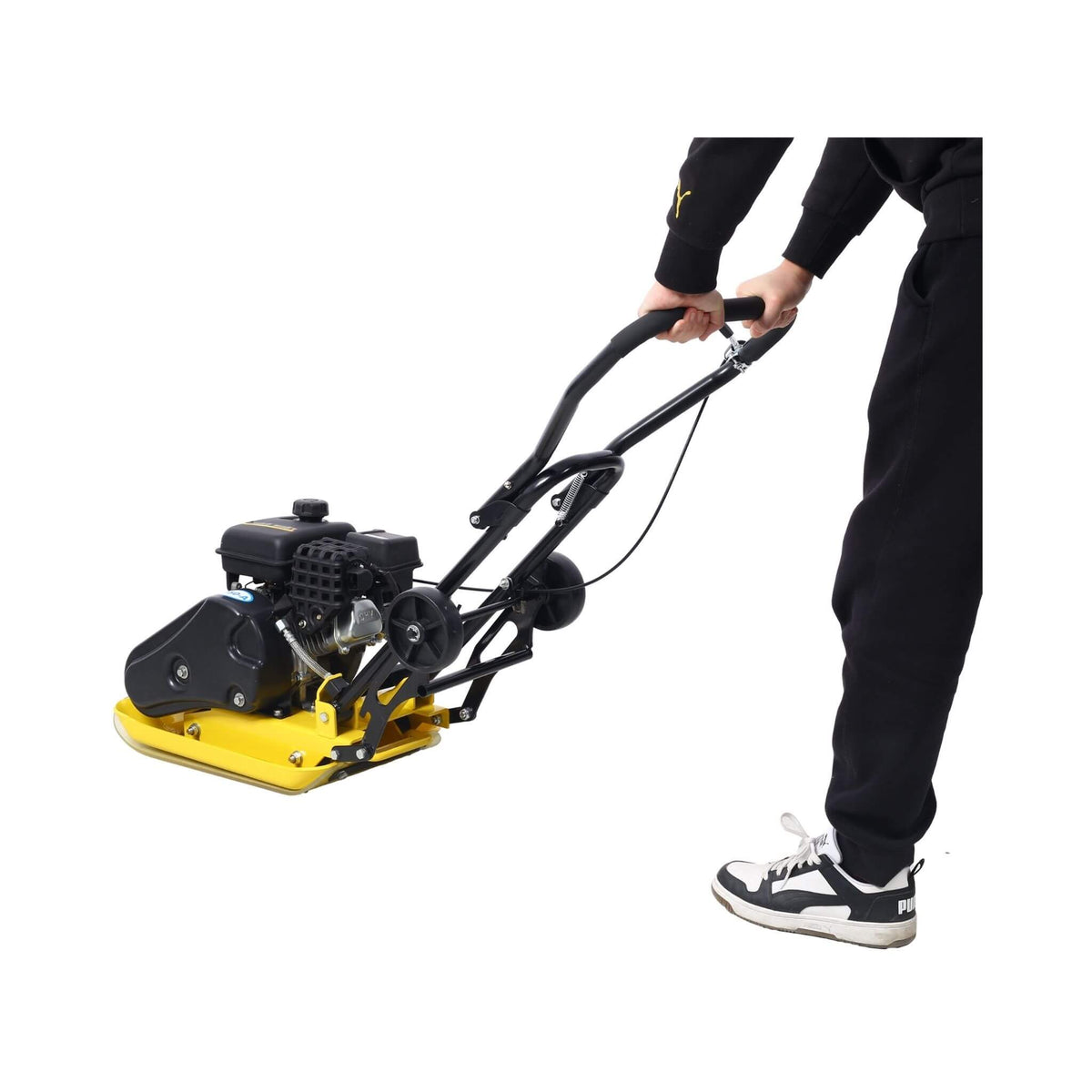 Heavy-Duty 2.5HP 79CC 8200N Gas-Powered Plate Compactor Machine