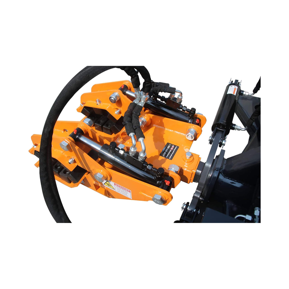 Heavy-Duty 32FT Double Pole Claw Dual Grapple Skid Steer Attachment