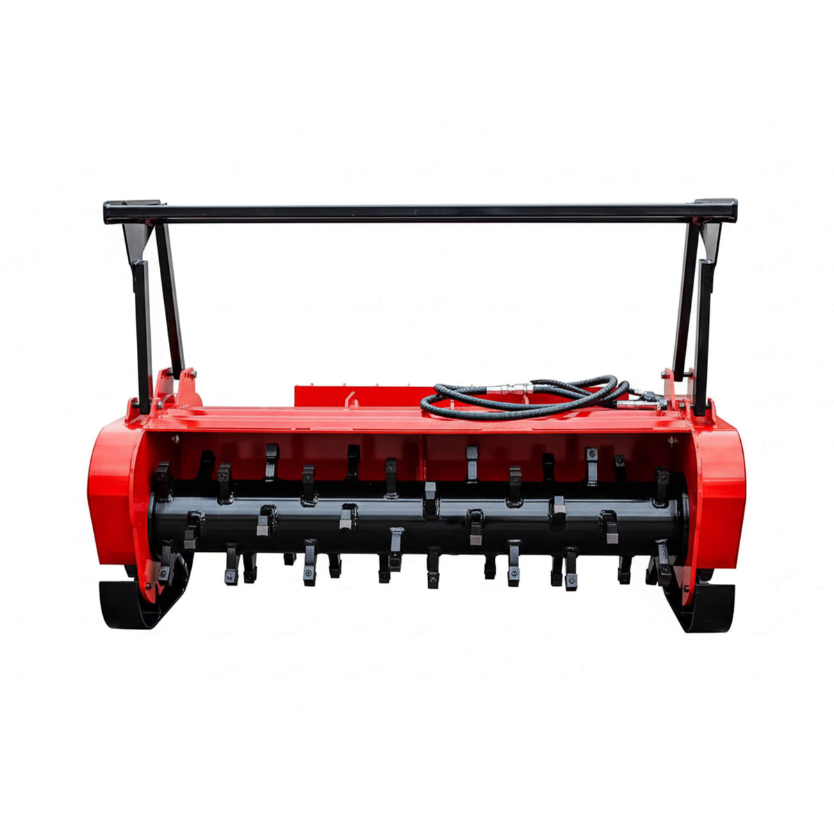 Heavy-Duty 60-Inch Hydraulic Forestry Mulcher Skid Steer Loader Attachment