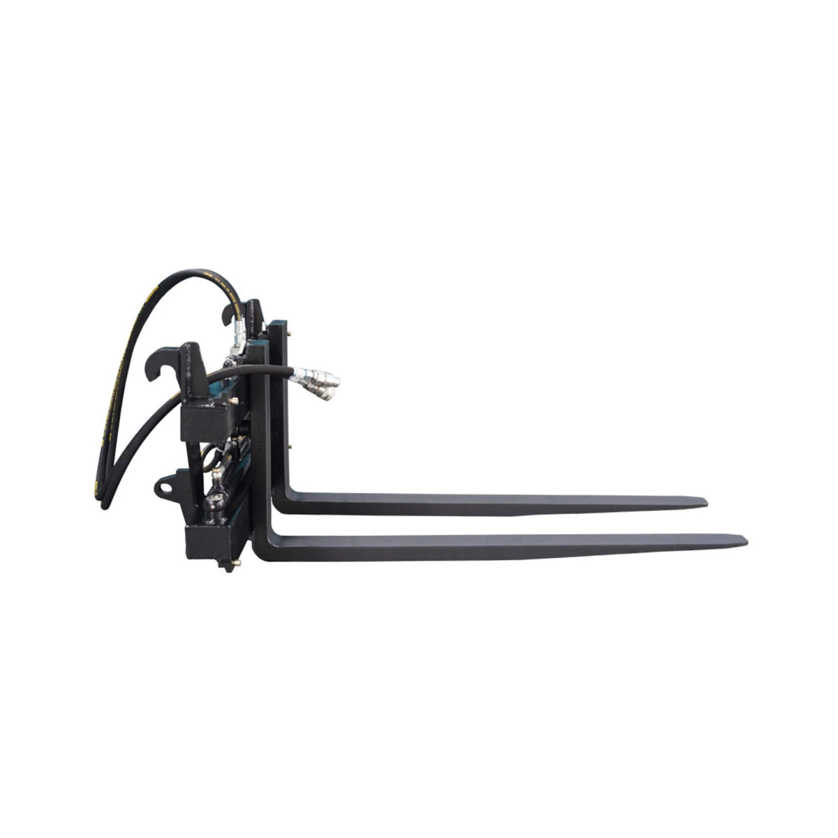 Heavy-Duty Adjustable Hydraulic Pallet Forks Skid Steer Attachment