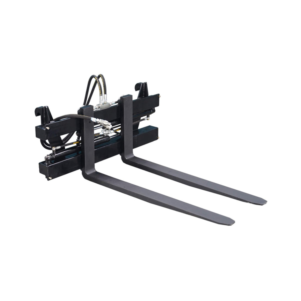 Heavy-Duty Adjustable Hydraulic Pallet Forks Skid Steer Attachment