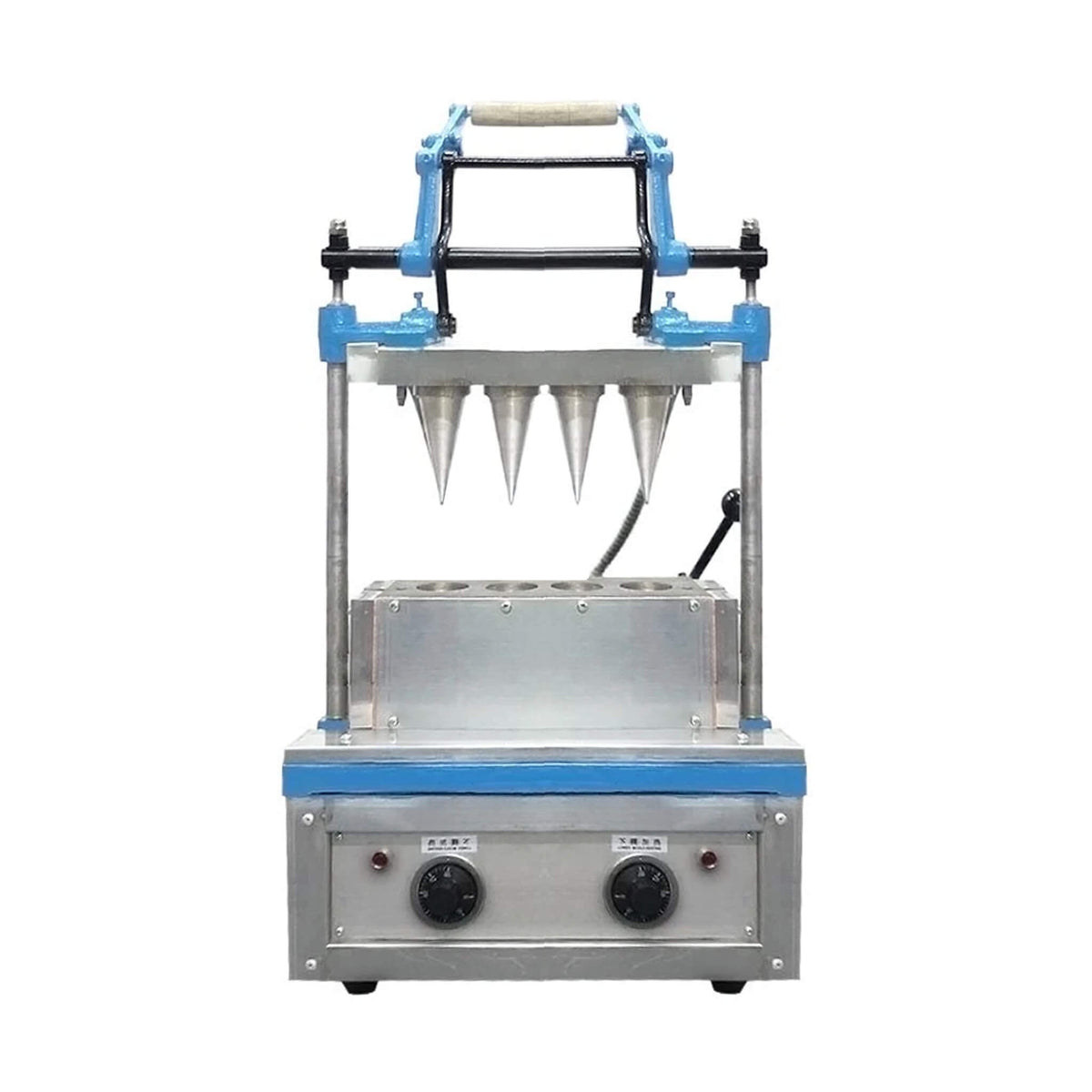 Heavy Duty Commercial 4-Mold Ice Cream Cone Maker Machine