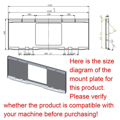 Heavy-Duty Hydraulic Grapple Rock and Pole Claw Skid Steer Attachment