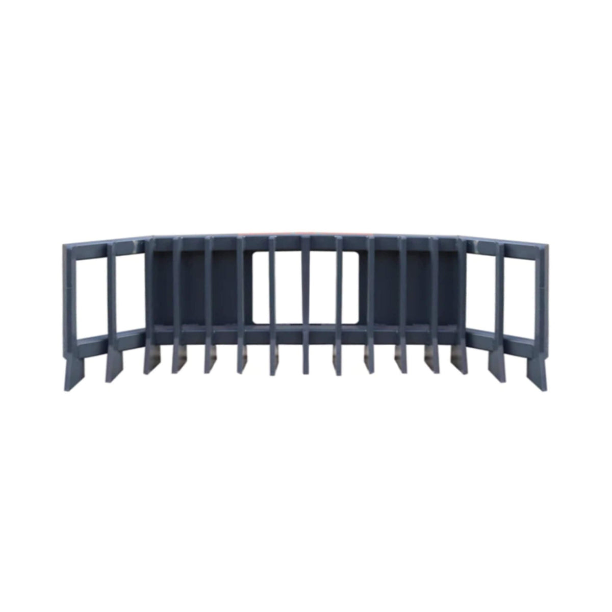 Heavy-Duty Push Stick Rake Skid Steer Attachment with Quick Attach