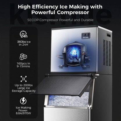 353LBS - 24H Split Commercial Ice Maker Z58160