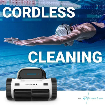 Madimack GT Freedom i80 Cordless Robotic Pool Cleaner – 8-Hour Runtime