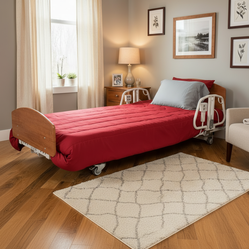 Med-Mizer RetractaBed Wall Hugger Hospital Bed