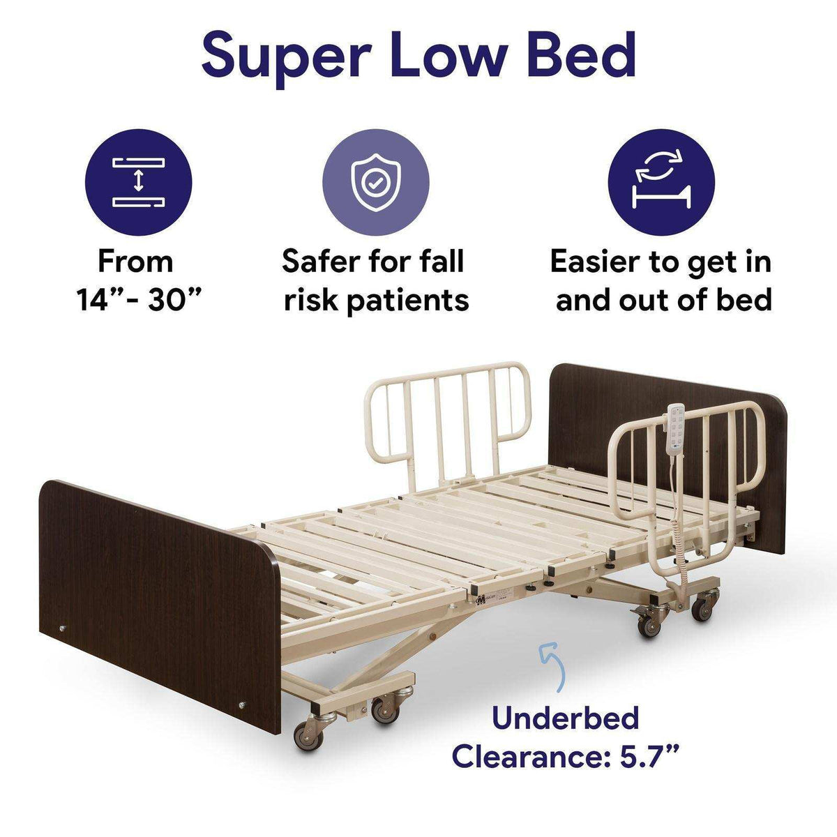 MedaCure Bariatric Hospital Bed - Split Frame Design