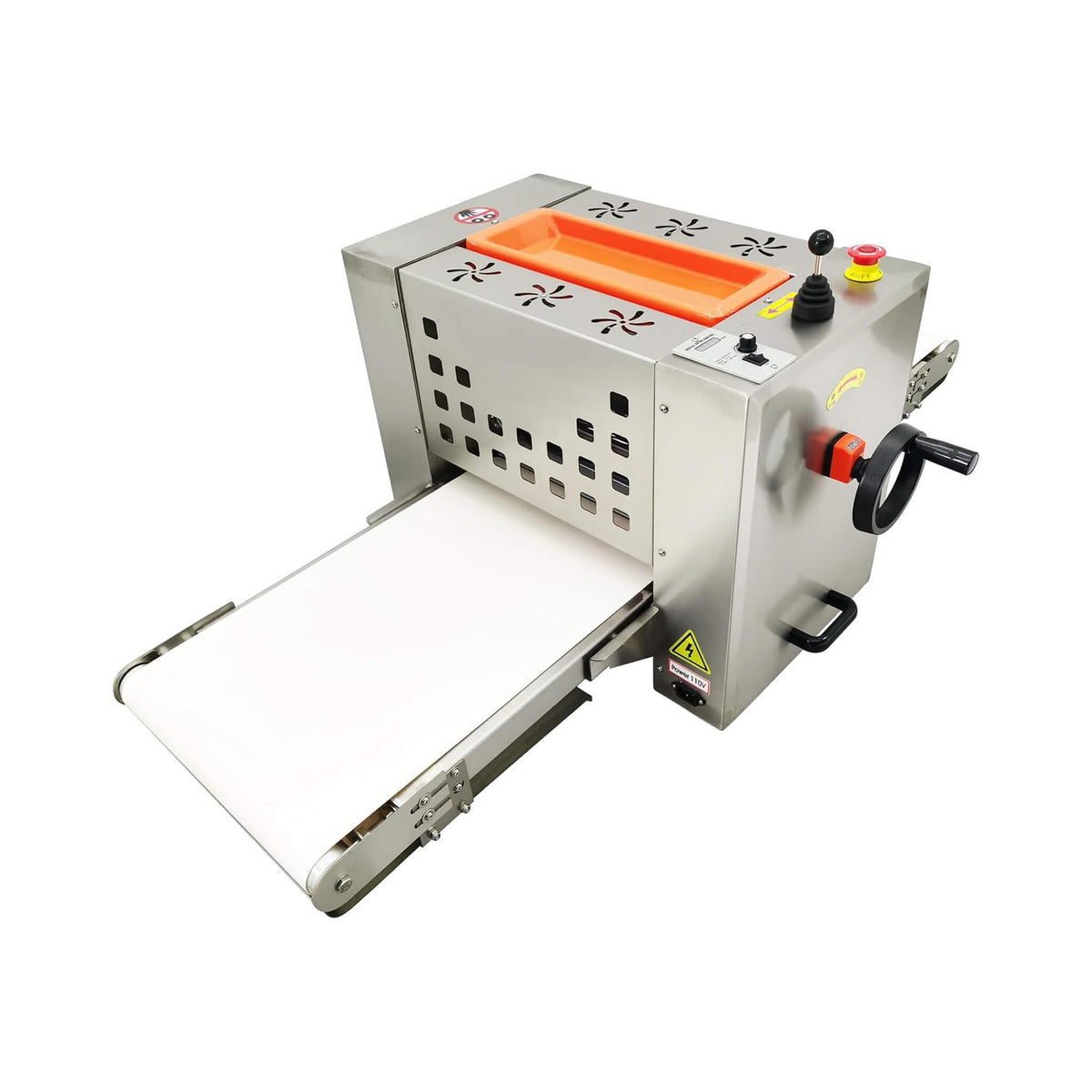 Mini Reversible Stainless Steel Commercial Pastry Pizza Dough Roller Sheeter