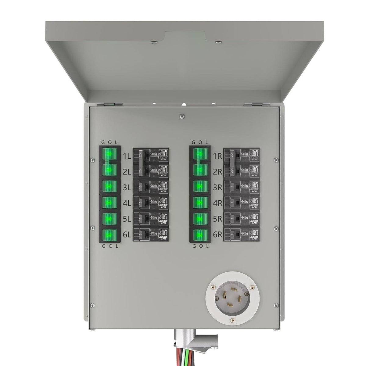 Nature's Generator 12-Circuit 120/240V 30A Non-Automatic Power Transfer Switch
