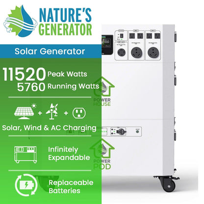 Nature's Generator Powerhouse + Power Pod