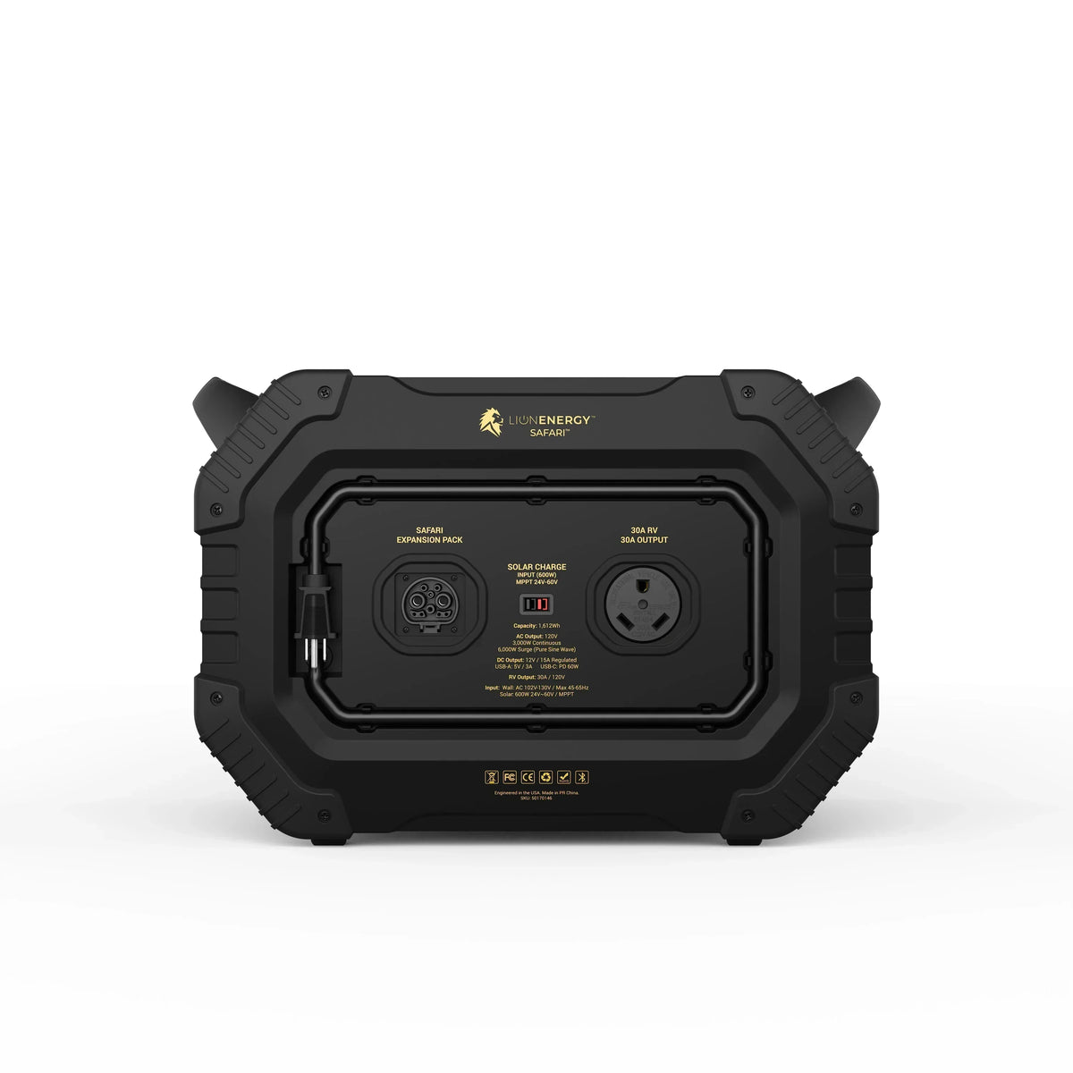 Lion Energy - Safari Power Generator (3,000W, 1,612Wh, LifePO4)