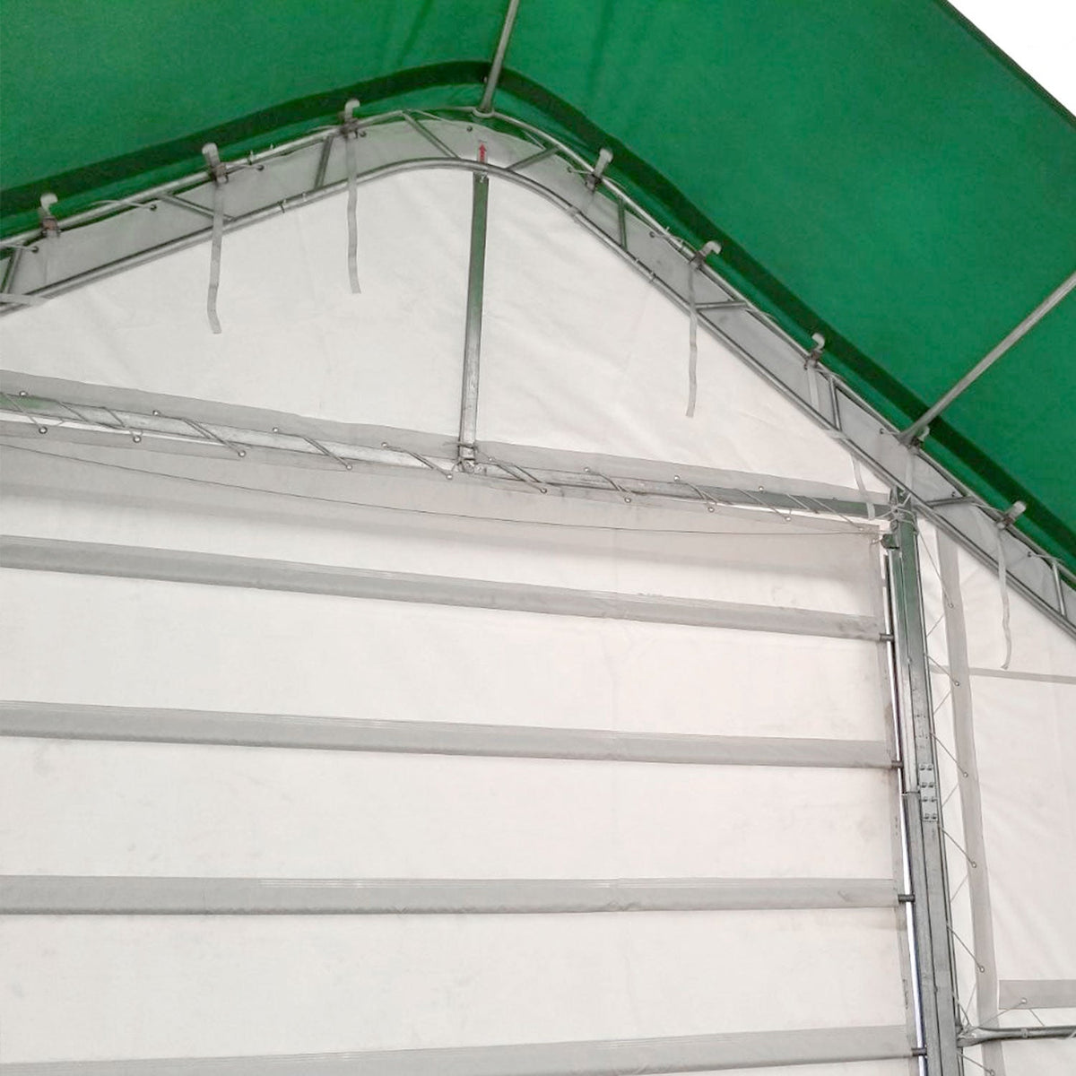 W 20FT x L 40FT x H 16FT Double Truss Storage Shelter