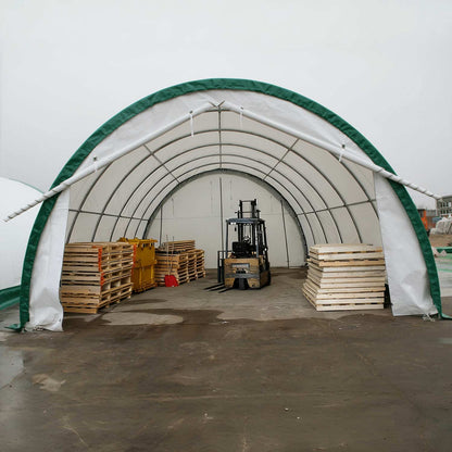 W 20FT x L 30FT x H 12FT Single Truss Storage Shelter, Reinforced Series