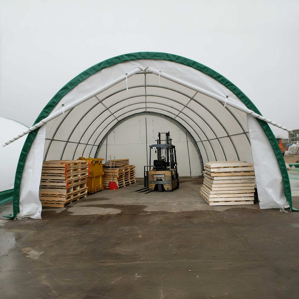 W 20FT x L 30FT x H 12FT Single Truss Arch Storage Shelter