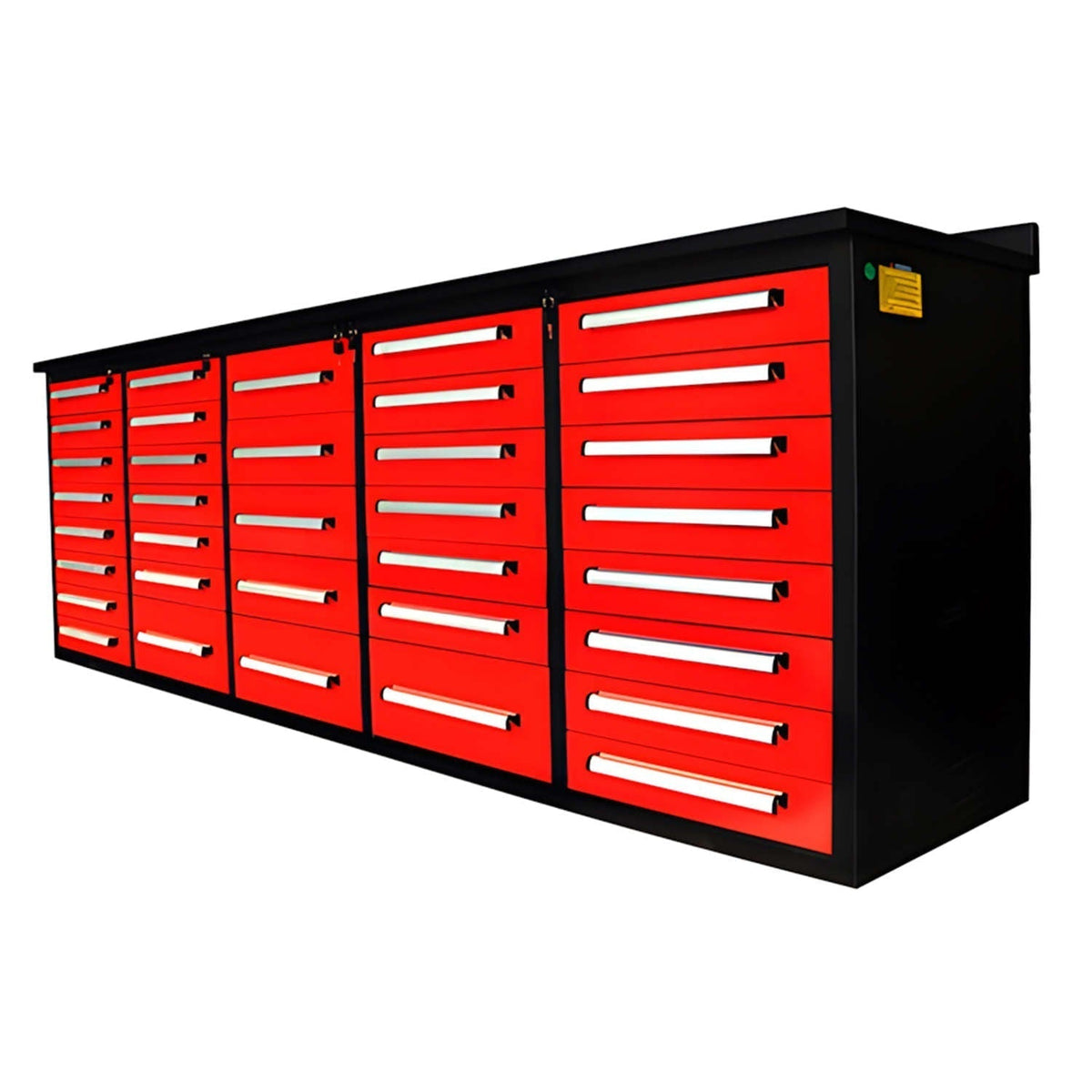 10ft Workbench Storage Cabinet with 35 Drawers