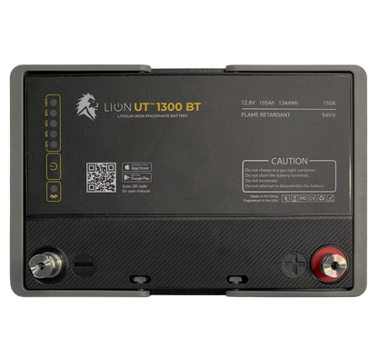 Lion Energy - UT 1300 BT Battery (12V, 105Ah, LiFePO4)