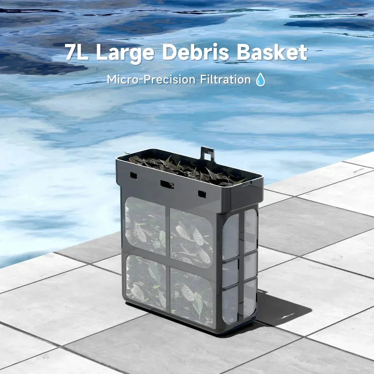 Wybot F1 Pool Skimmer Solar Powered Robotic Cleaner