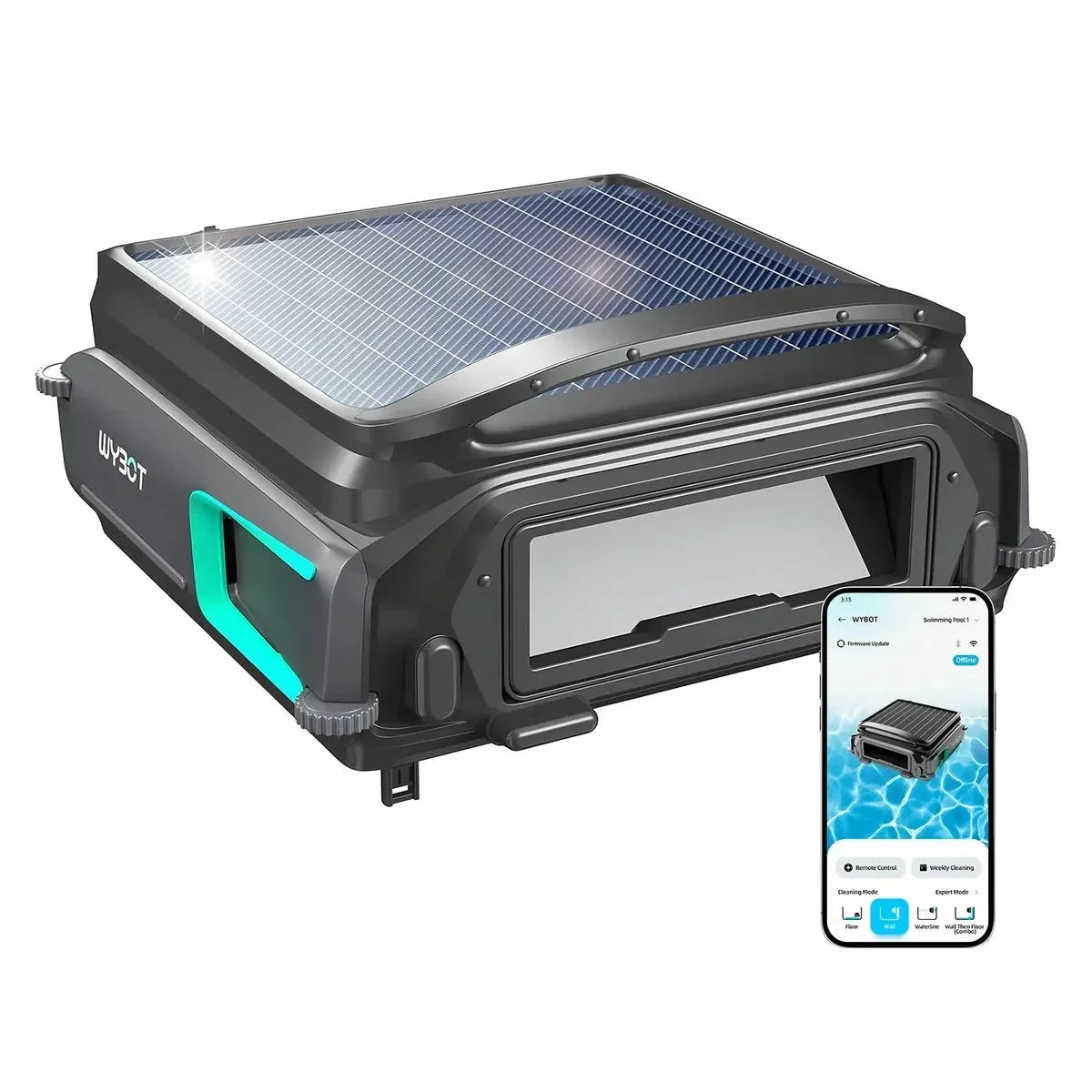 Wybot F1 Pool Skimmer Solar Powered Robotic Cleaner