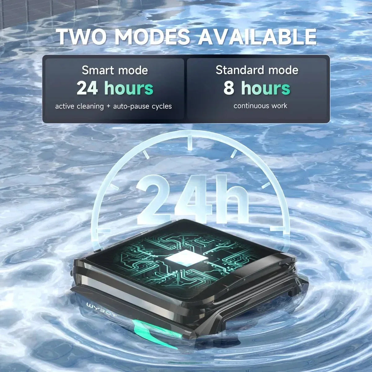 Wybot F1 Pool Skimmer Solar Powered Robotic Cleaner